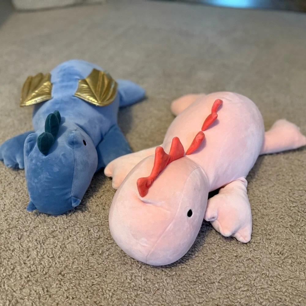 Blue and Pink Plush Toys - Picture 1 of 6